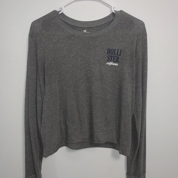 Cropped long sleeve Hollister top - Picture 1 of 2
